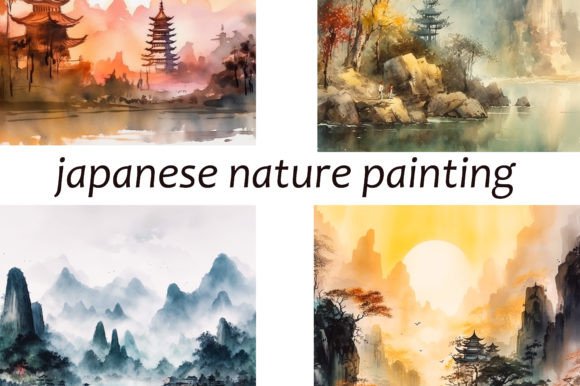 Download Japanese Nature Painting - Premium Bundle