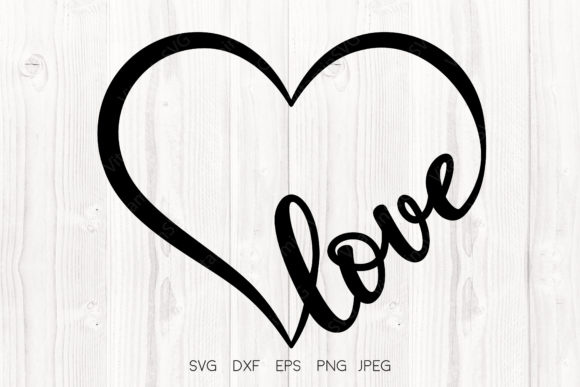 Download Love Heart Svg, Heart Svg, Valentine's - Heart svg Collection