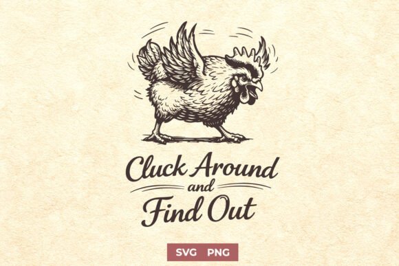 Download Cluck Around and Find out Funny SVG PNG - Funny svg Collection